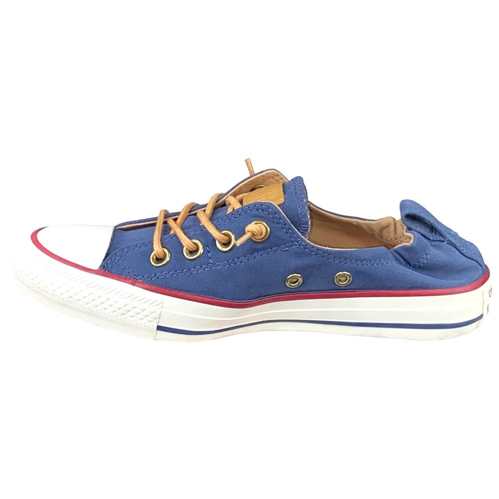 Converse Women's Shoreline Blue White Slip On Sneaker Size US 6 - Picture 2 of 9